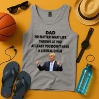 Funny Republican Dad Anti Liberal Child Tank Top thumb 4