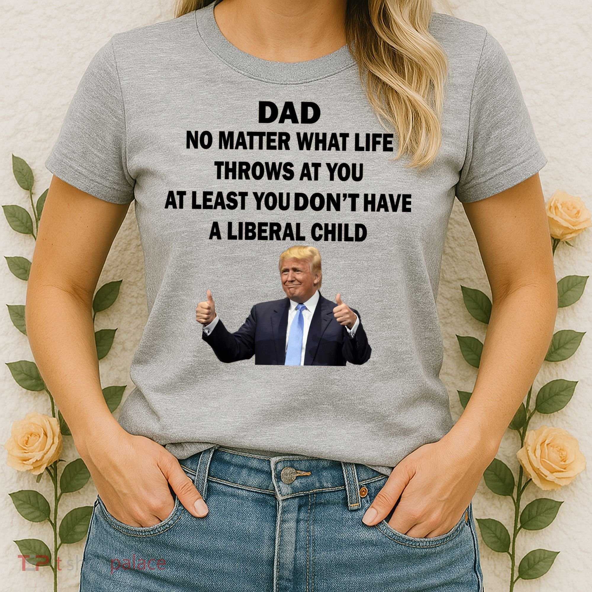 Funny Republican Dad Anti Liberal Child Women's T-Shirt