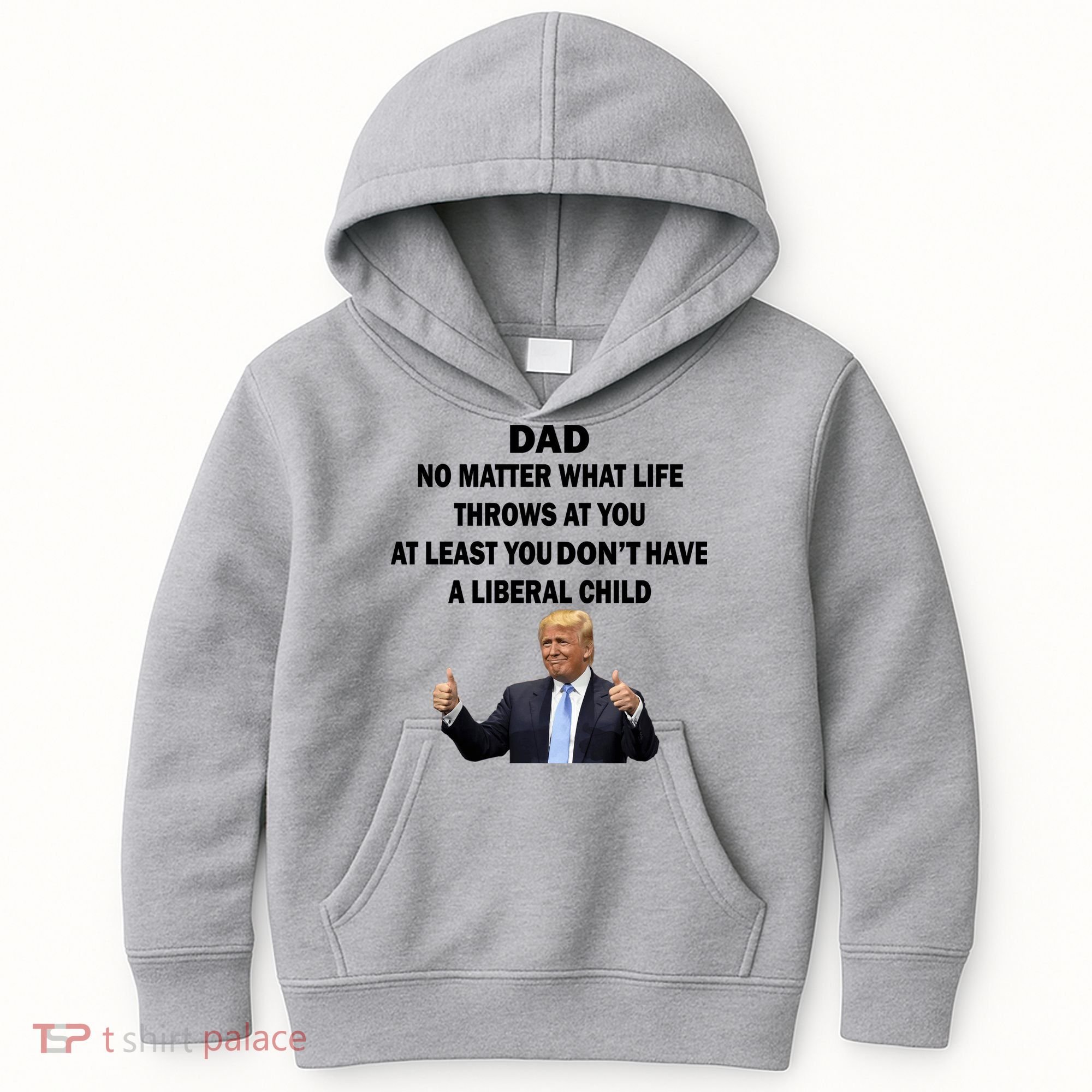 Funny Republican Dad Anti Liberal Child Kids Hoodie