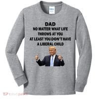 Funny Republican Dad Anti Liberal Child Kids Long Sleeve Shirt thumb 0