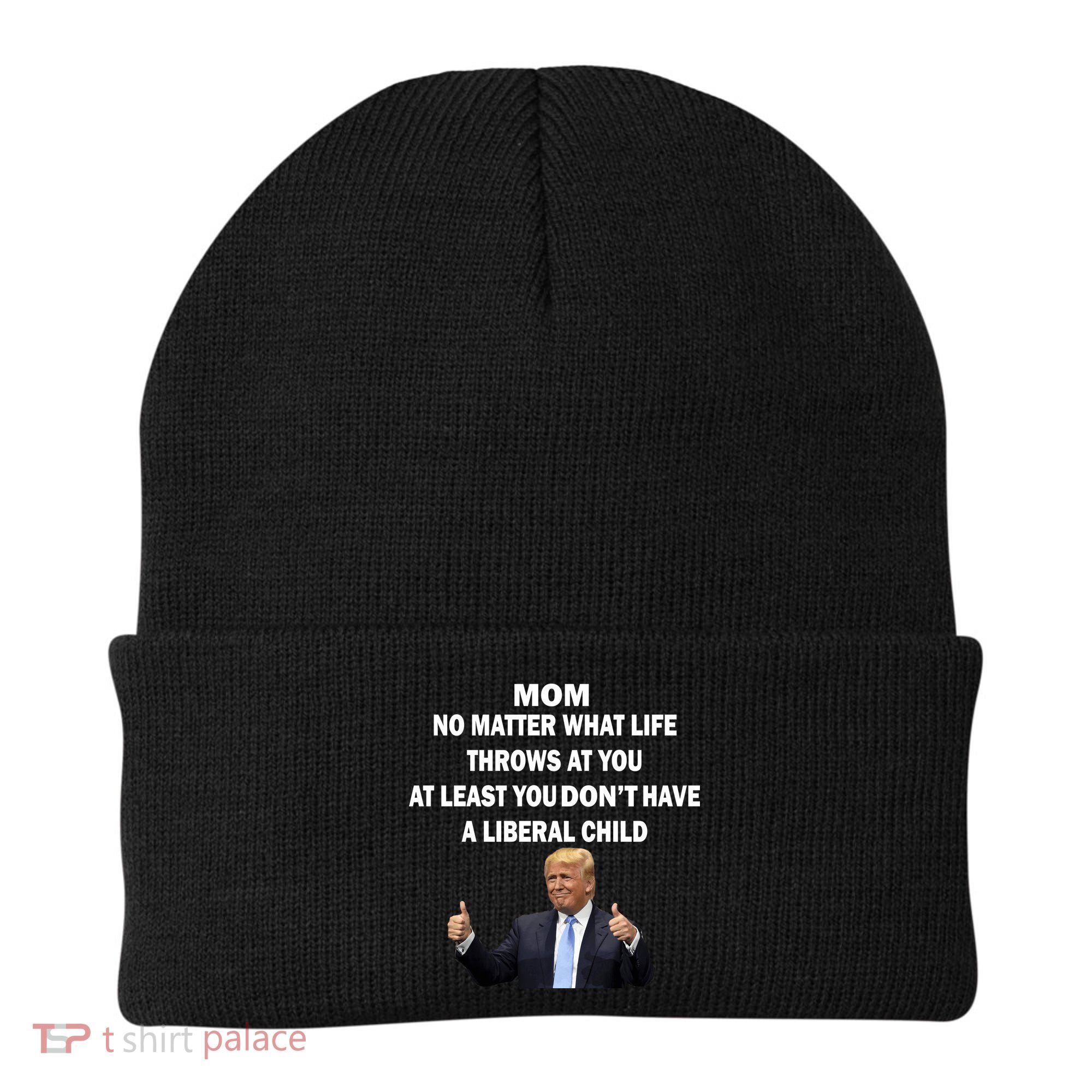 Funny Republican Mom Anti Liberal Child Beanie