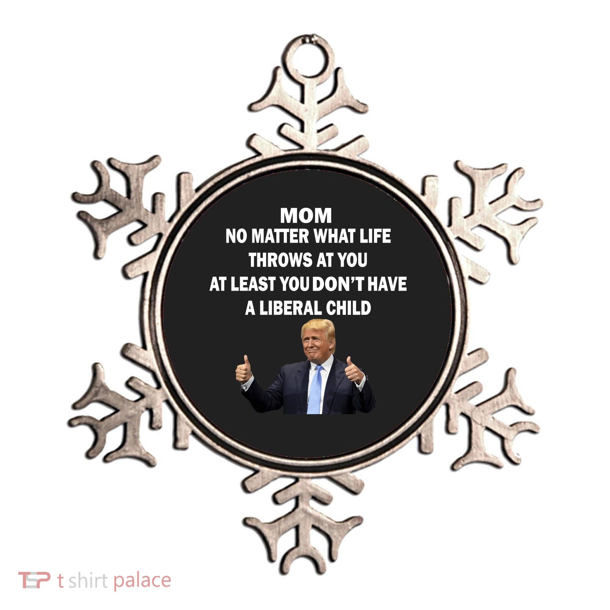 Funny Republican Mom Anti Liberal Child Ornament