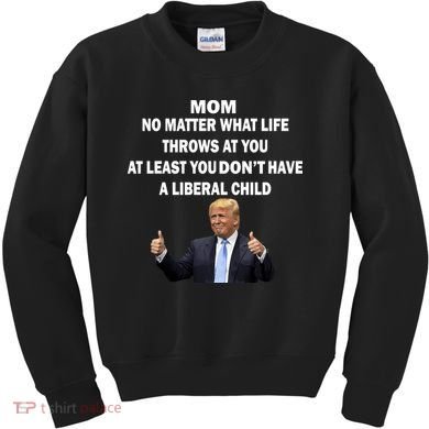 Funny Republican Mom Anti Liberal Child Kids Sweatshirt