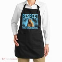 Funny Respect The Groundhog Apron thumb 2