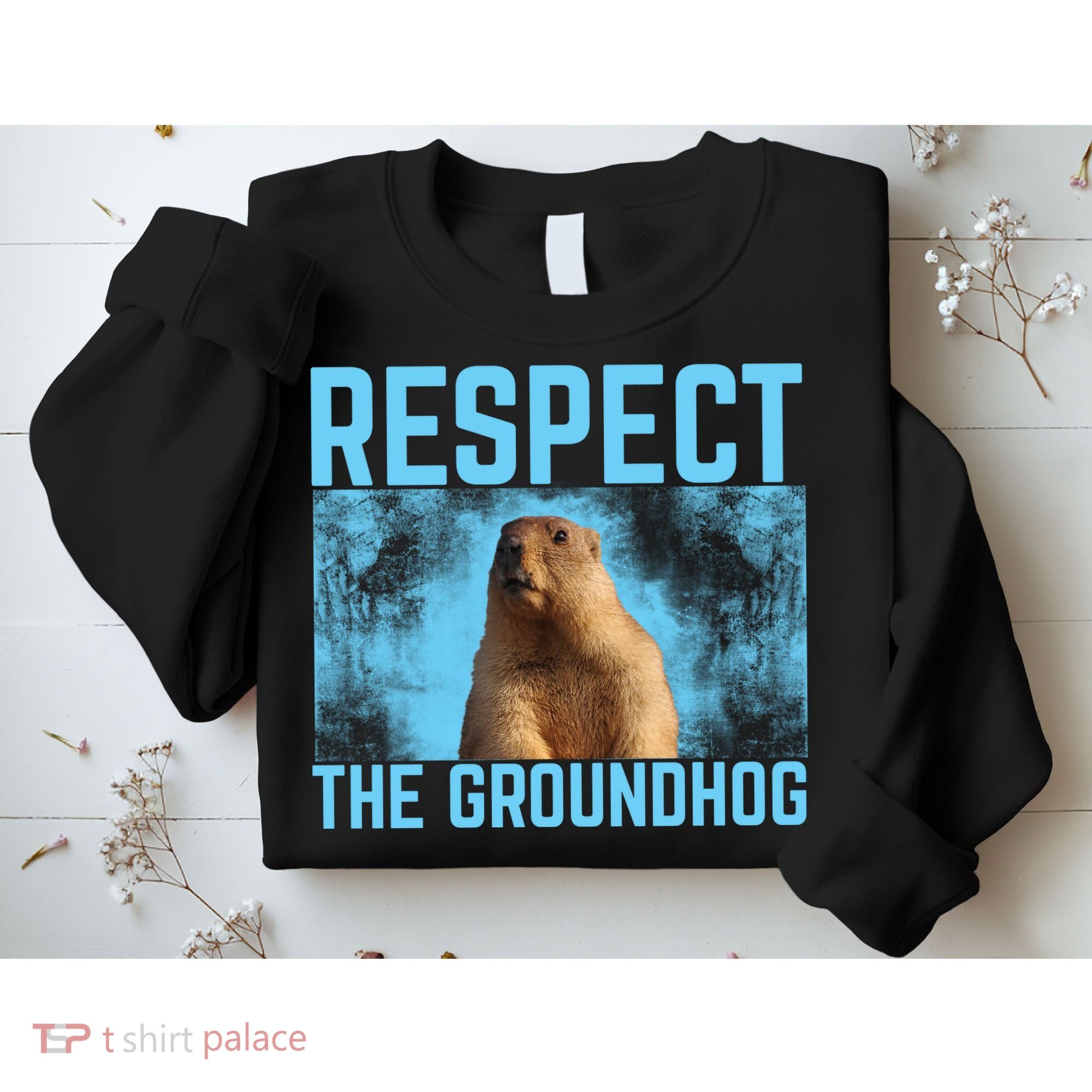 Funny Respect The Groundhog Sweatshirt