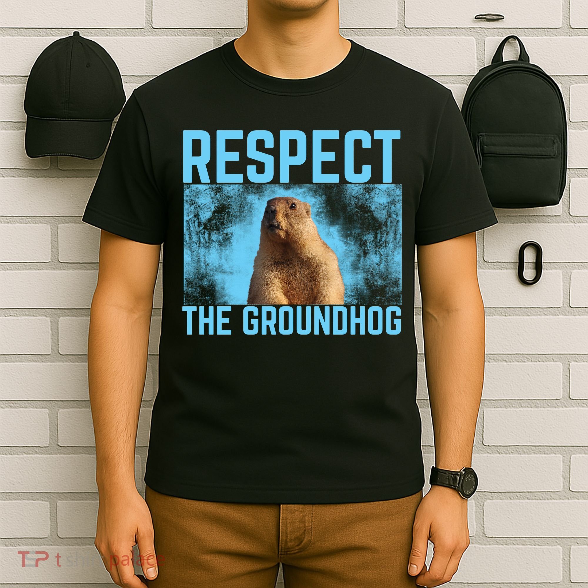 Funny Respect The Groundhog T-Shirt