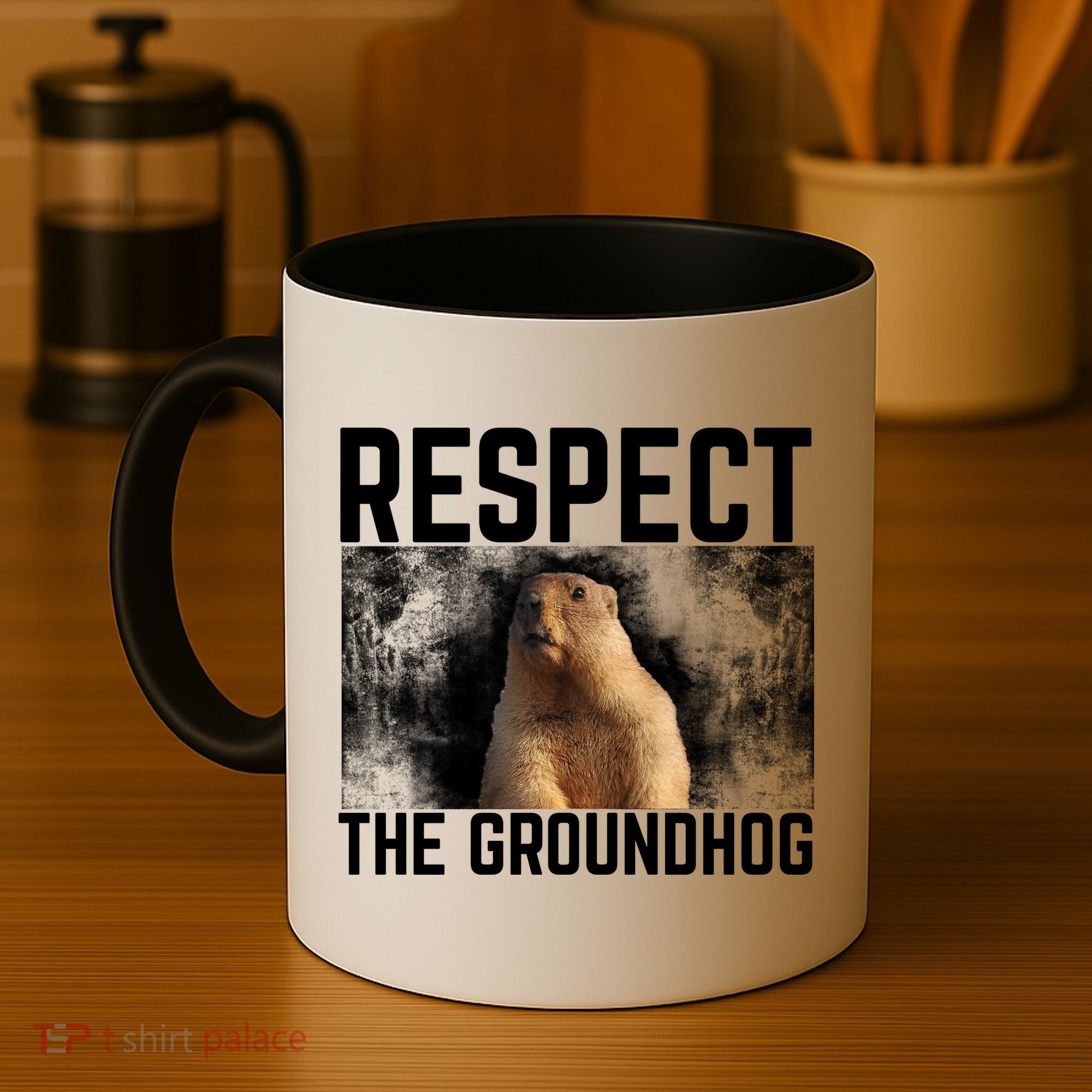 Funny Respect The Groundhog Coffee Mug