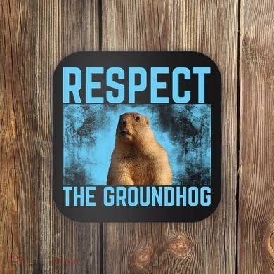 Funny Respect The Groundhog Coaster
