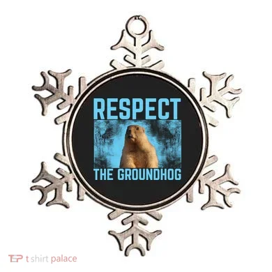 Funny Respect The Groundhog Ornament