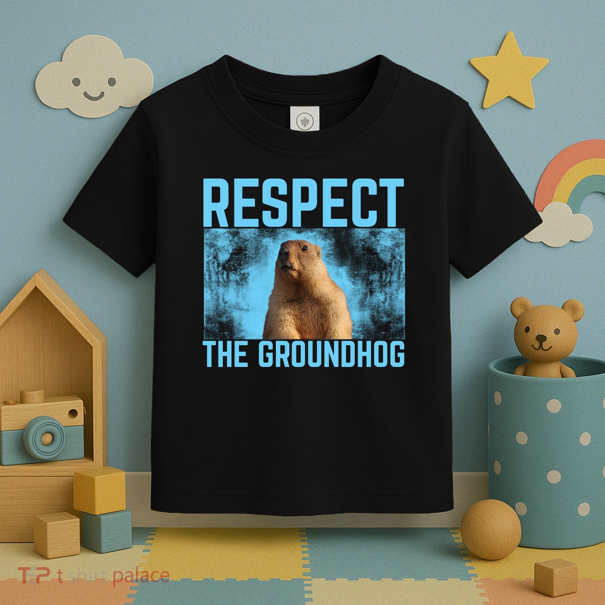 Funny Respect The Groundhog Toddler T-Shirt