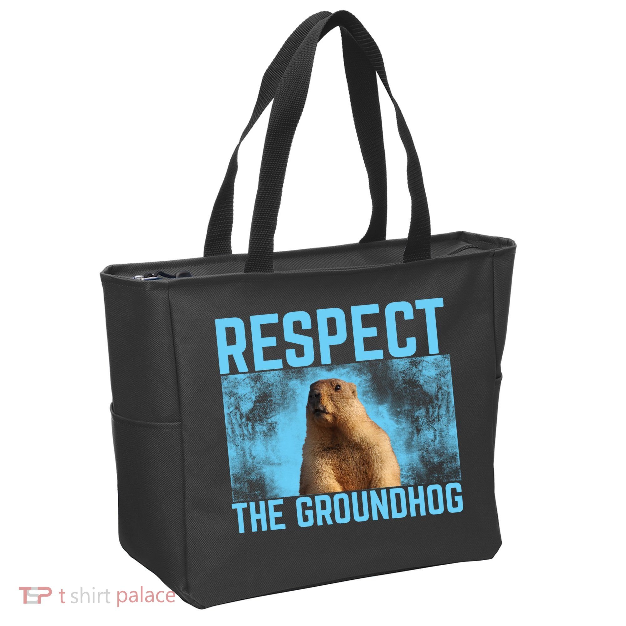 Funny Respect The Groundhog Tote Bag