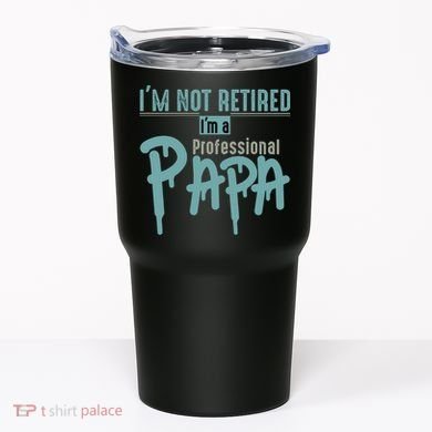 Funny Retired Professional Papa Tumbler