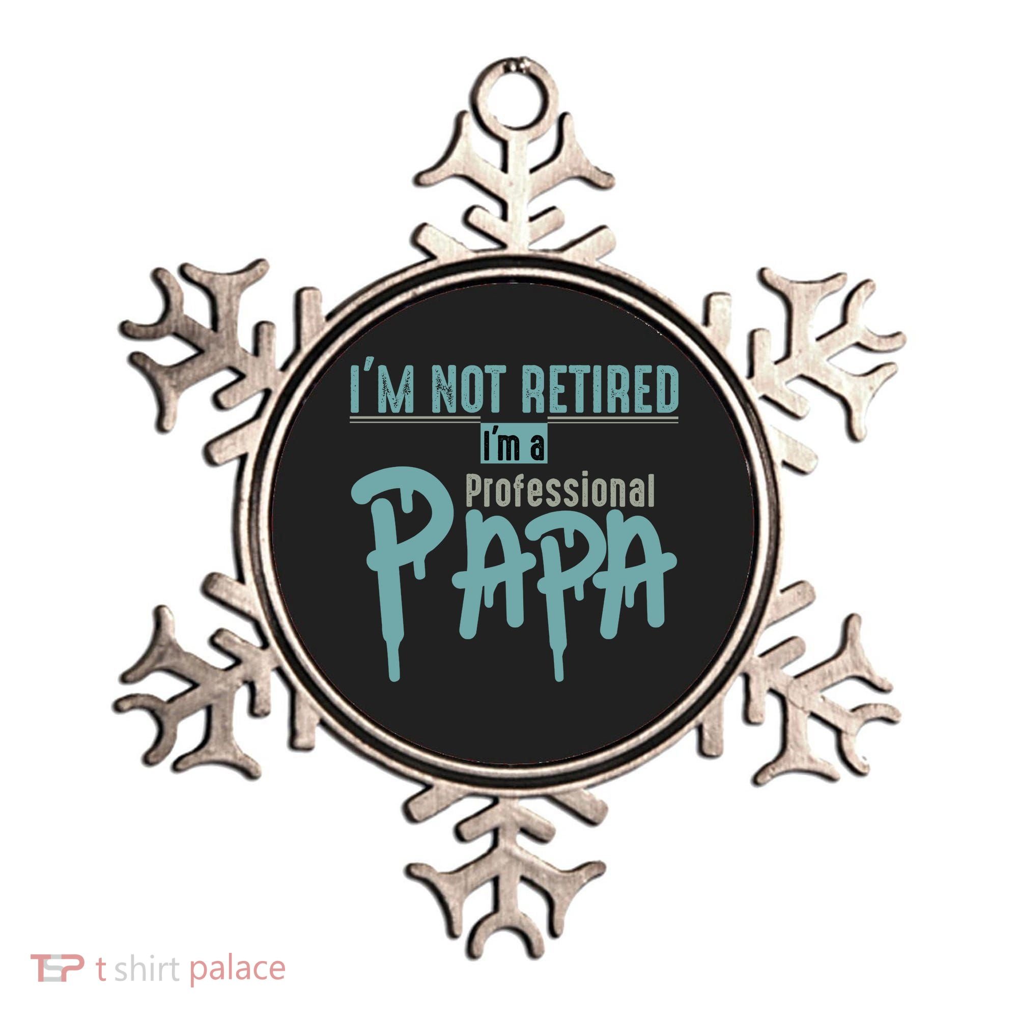 Funny Retired Professional Papa Ornament