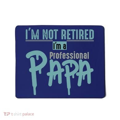 Funny Retired Professional Papa Mousepad