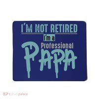 Funny Retired Professional Papa Mousepad thumb 0