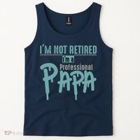 Funny Retired Professional Papa Tank Top thumb 2
