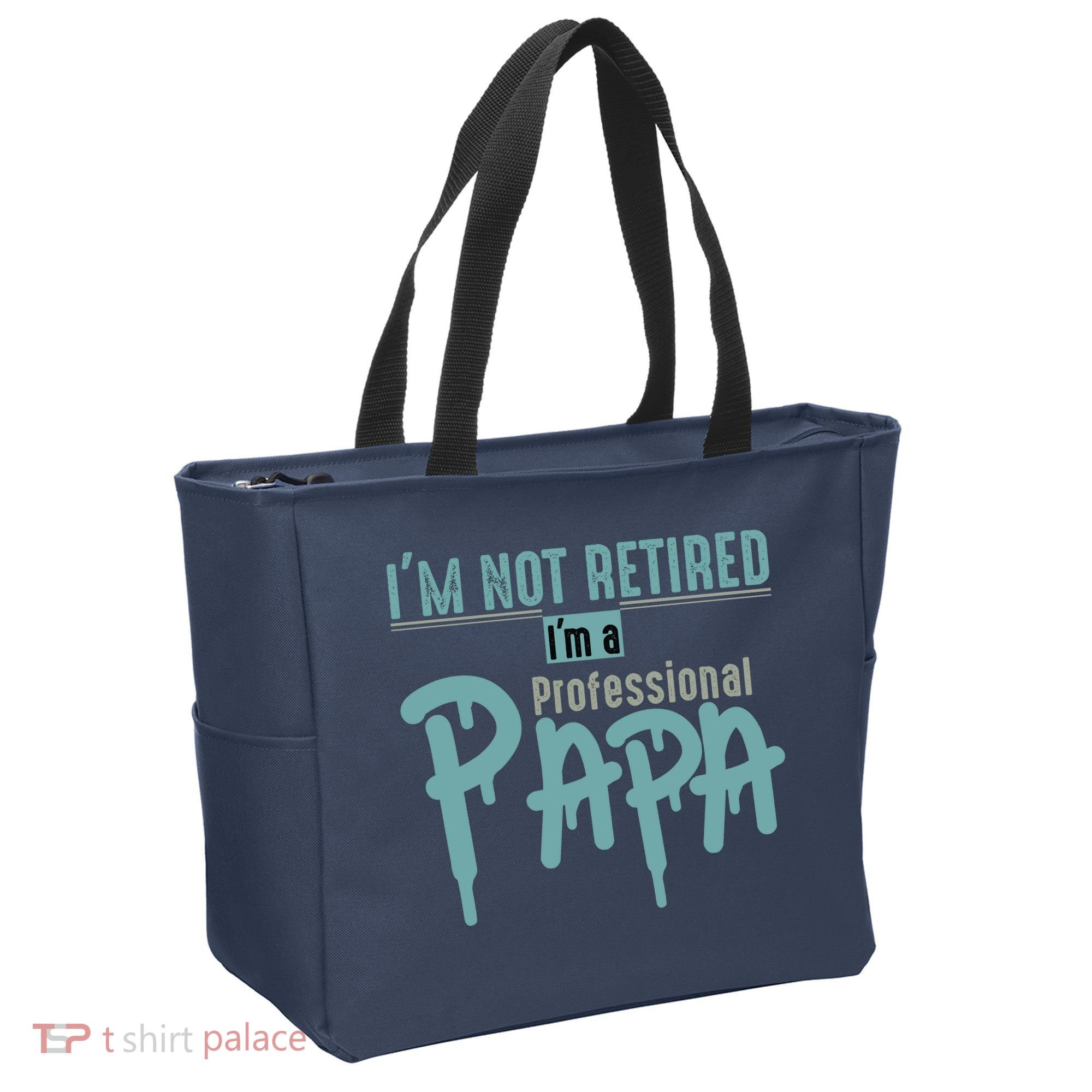 Funny Retired Professional Papa Tote Bag