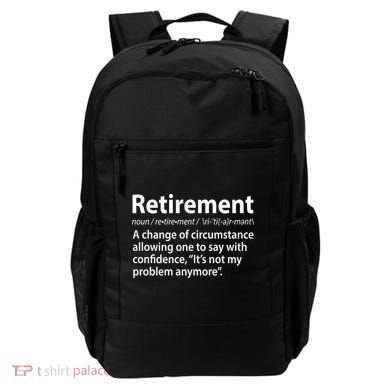 Funny Retirement Definition  Backpack