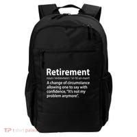 Funny Retirement Definition  Backpack thumb 0