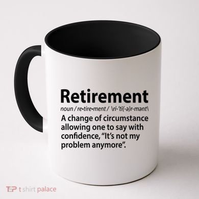 Funny Retirement Definition  Coffee Mug