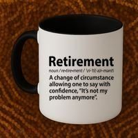 Funny Retirement Definition  Coffee Mug thumb 2