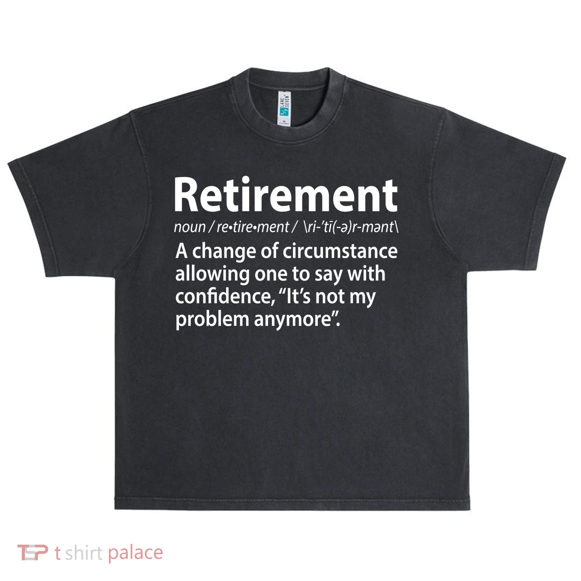 Funny Retirement Definition  Urban Oversized Heavyweight T-Shirt