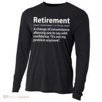 Funny Retirement Definition  Cooling Performance Long Sleeve Crew thumb 0