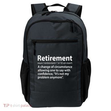 Funny Retirement Definition  Backpack