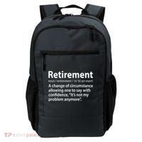 Funny Retirement Definition  Backpack thumb 0