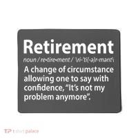 Funny Retirement Definition  Mousepad thumb 0