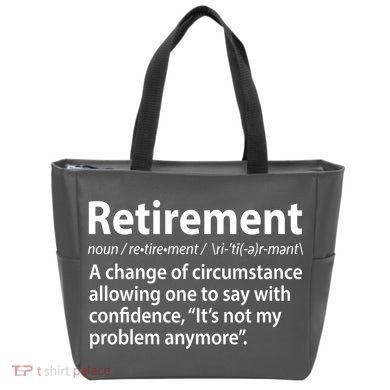 Funny Retirement Definition  Tote Bag