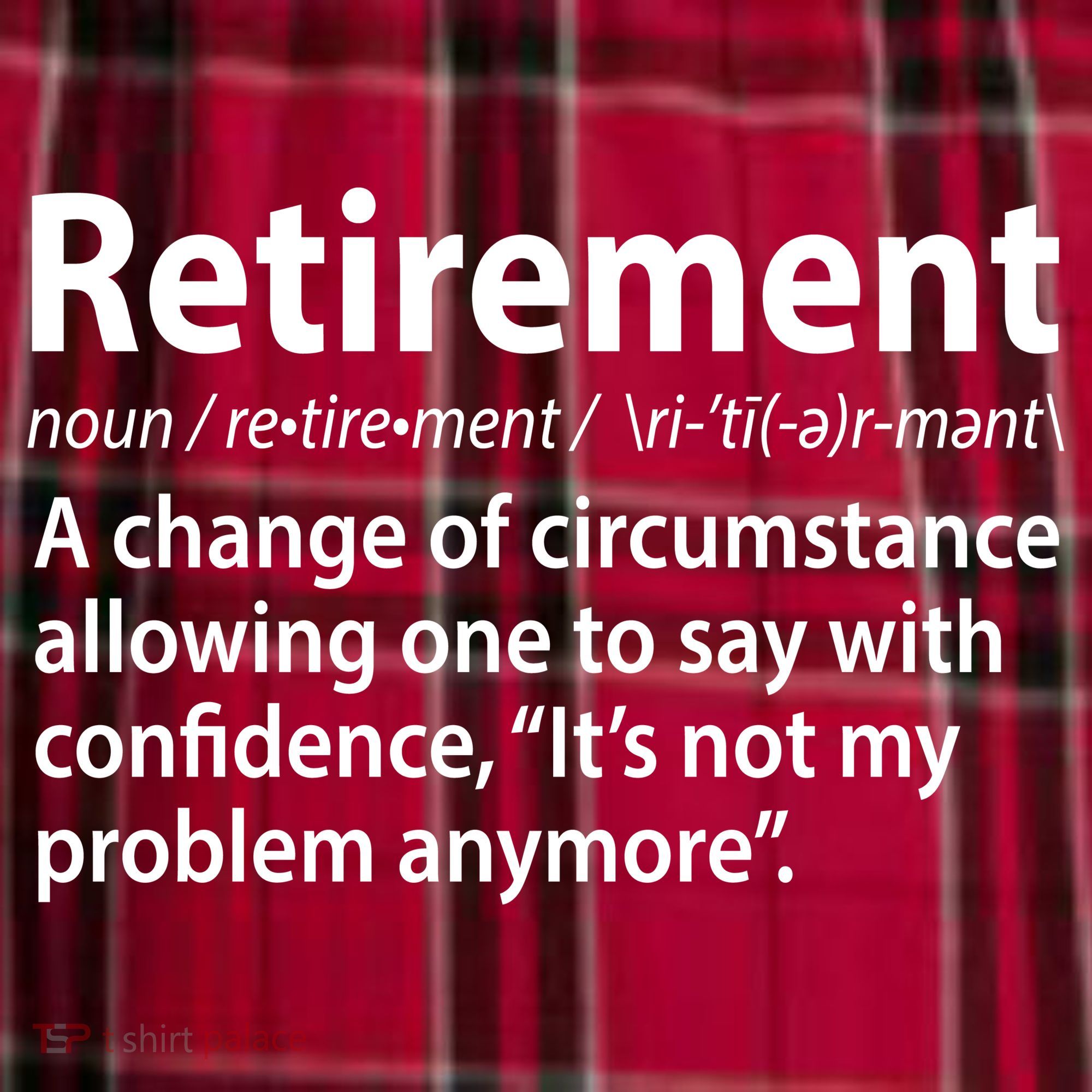 Funny Retirement Definition  Men's Flannel Plaid Pajama Pants