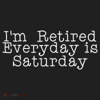 Funny Retirement I'm Retired Everyday Is Saturday Beanie thumb 2