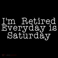 Funny Retirement I'm Retired Everyday Is Saturday Women's T-Shirt thumb 6