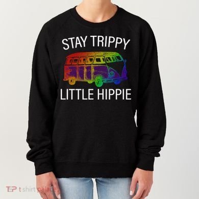 Funny Reto - Stay Trippy Little Hippie Women's Sweatshirt