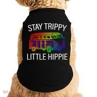 Funny Reto - Stay Trippy Little Hippie Doggie Tank thumb 0