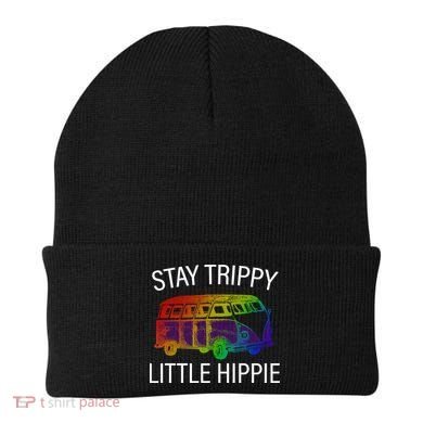 Funny Reto - Stay Trippy Little Hippie Beanie