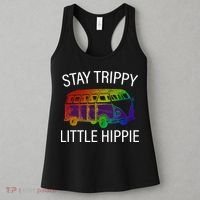 Funny Reto - Stay Trippy Little Hippie Women's Tank Top thumb 3