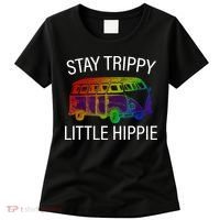 Funny Reto - Stay Trippy Little Hippie Women's T-Shirt thumb 0