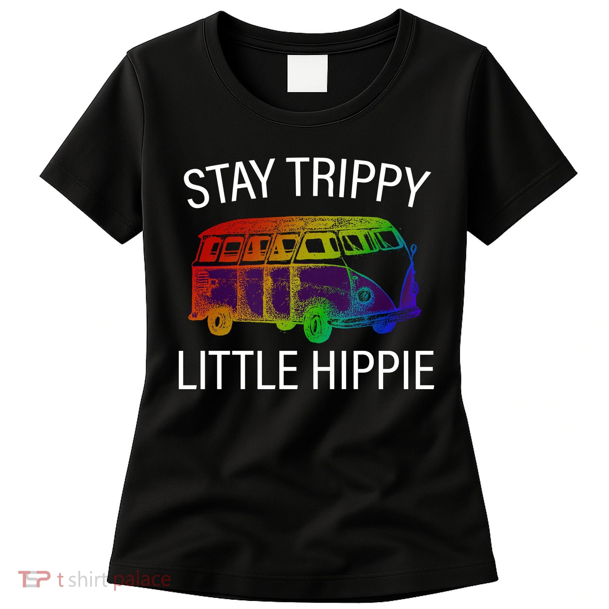 Funny Reto - Stay Trippy Little Hippie Women's T-Shirt