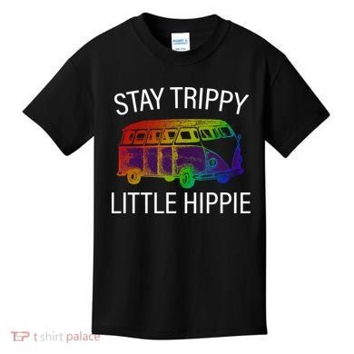 Funny Reto - Stay Trippy Little Hippie Kids T-Shirt