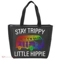Funny Reto - Stay Trippy Little Hippie Tote Bag thumb 0