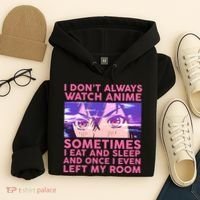Funny Retro I Don't Always Watch Anime Anime Fan Hoodie thumb 4