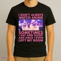 Funny Retro I Don't Always Watch Anime Anime Fan T-Shirt thumb 3