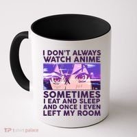Funny Retro I Don't Always Watch Anime Anime Fan Coffee Mug thumb 0