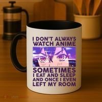 Funny Retro I Don't Always Watch Anime Anime Fan Coffee Mug thumb 4