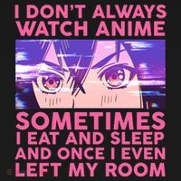 Funny Retro I Don't Always Watch Anime Anime Fan Mousepad thumb 1