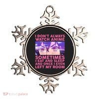 Funny Retro I Don't Always Watch Anime Anime Fan Ornament thumb 0