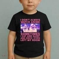 Funny Retro I Don't Always Watch Anime Anime Fan Toddler T-Shirt thumb 2
