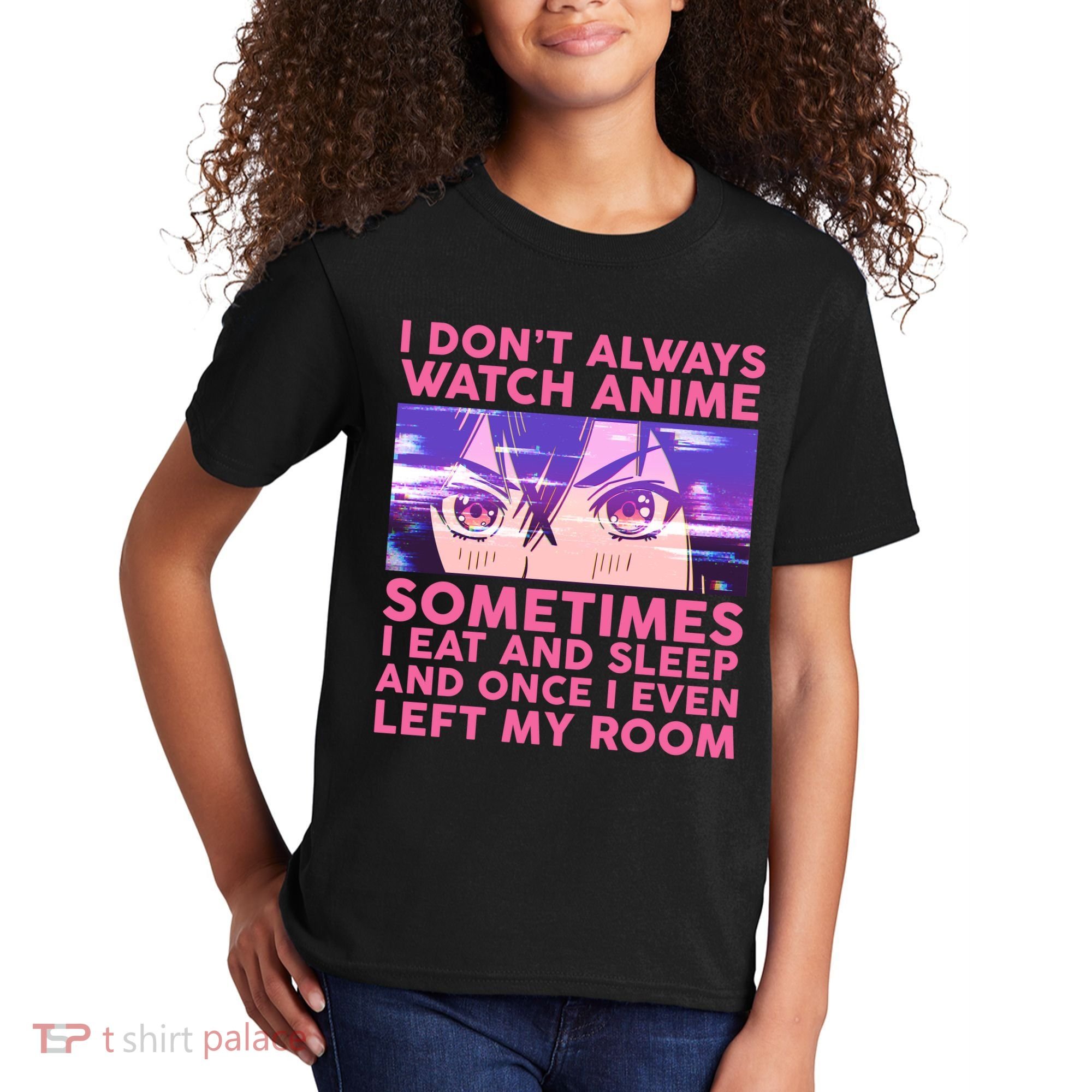 Funny Retro I Don't Always Watch Anime Anime Fan Kids T-Shirt